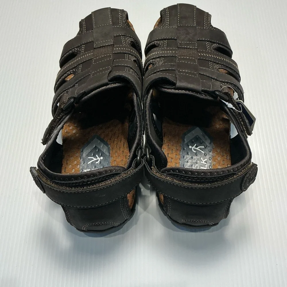 Nunn Bush Dark Brown Pandals Size 11